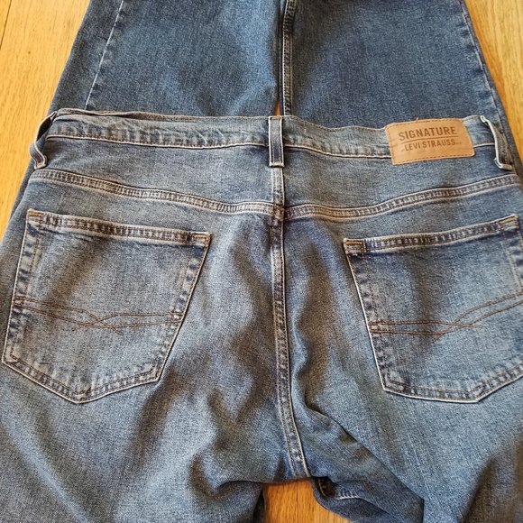Levi Strauss Signature 34 x 30 (TAG'D 33/30) Regular Denim Jeans - Picture 5 of 11